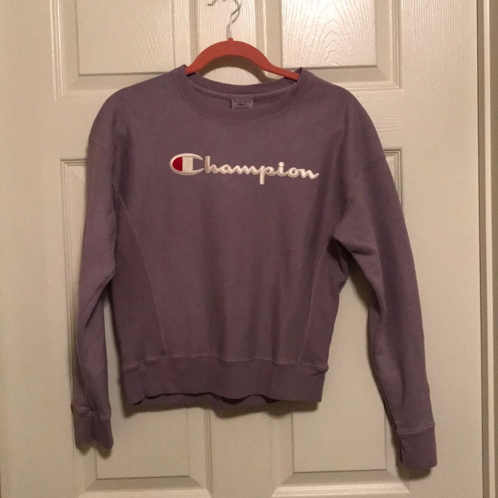 Champion Reverse Weave Crewneck Sweatshirt Logo